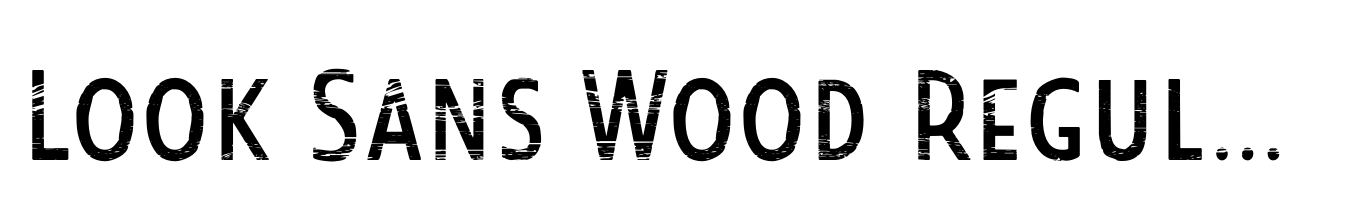 Look Sans Wood Regular